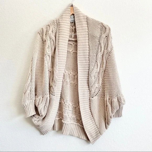 Zara Sweaters Zara Drapey Open Knit Cardigan Poshmark